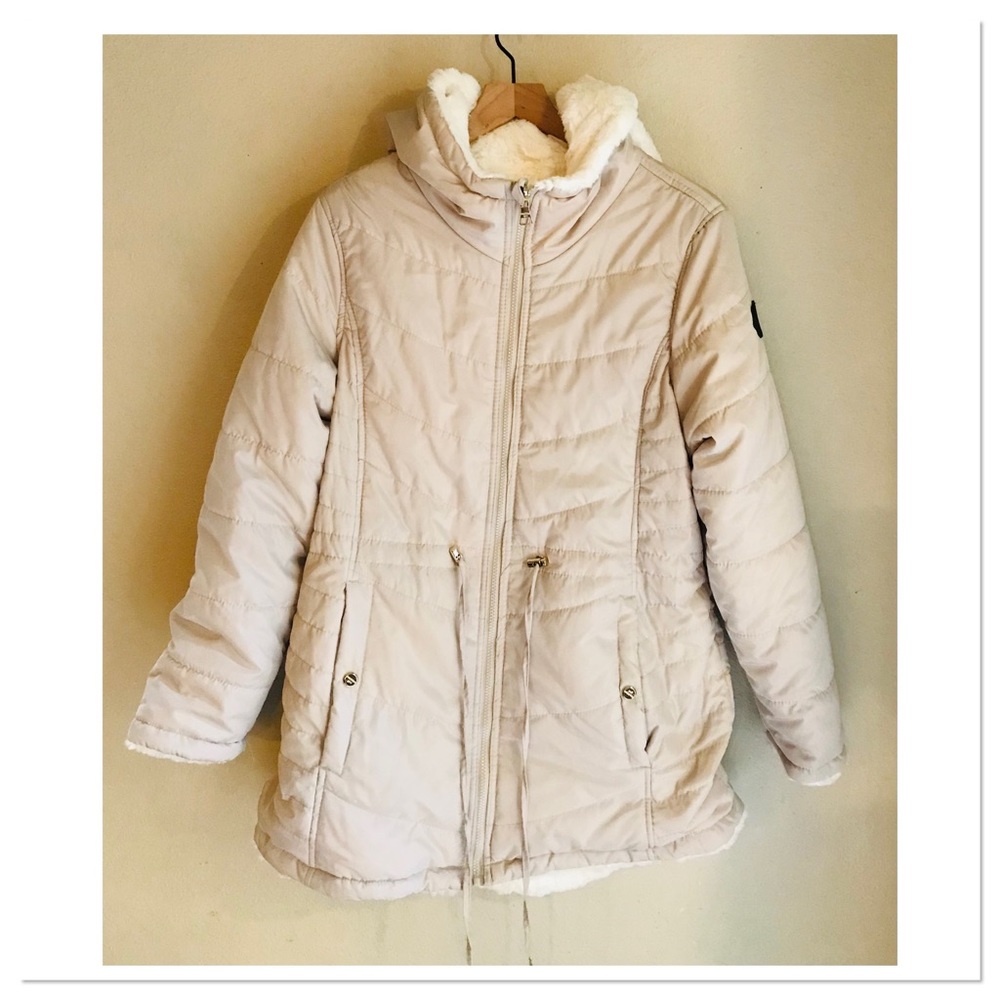 SOLD Madden Girl Faux Fur Soft Lined Hooded Puffer Size XL